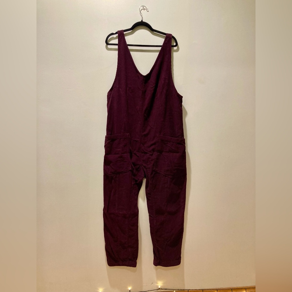 Free People High Roller Corduroy Jumpsuit
